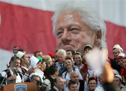 Kosovo Bill Clinton Visit